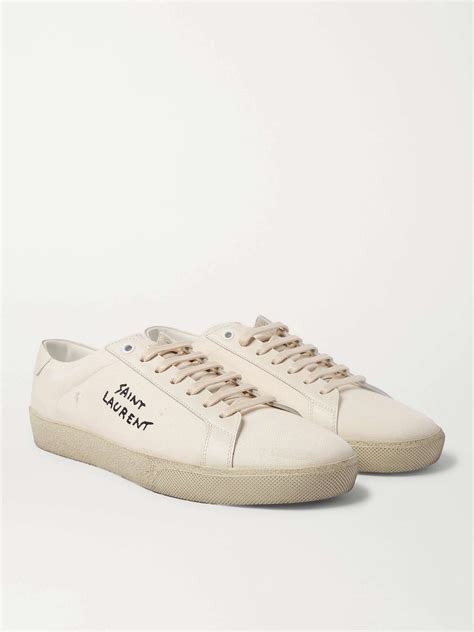 Court classic sl/06 embroidered sneakers in canvas .